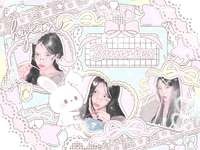 Bunnies pin